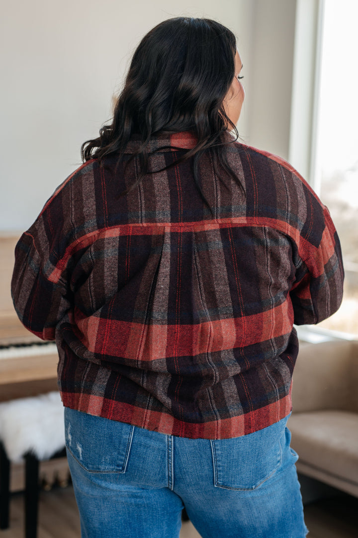 Already There Plaid Shacket-Outerwear-Inspired by Justeen-Women's Clothing Boutique