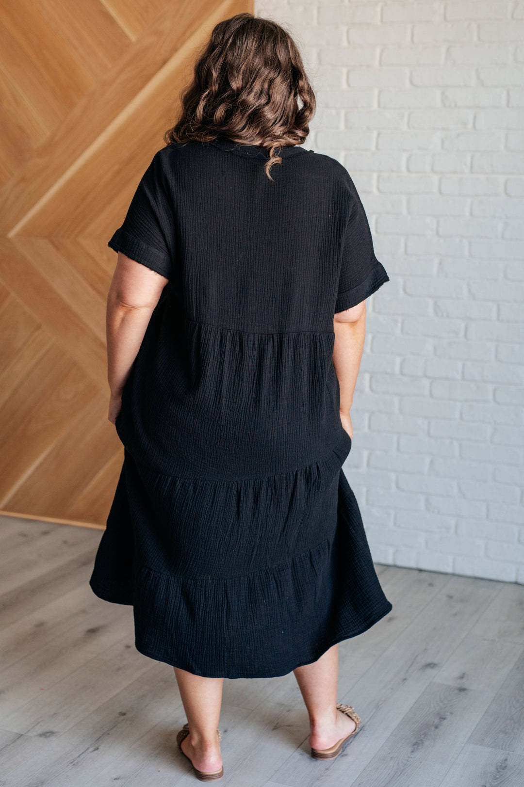 Always Learning Dolman Sleeve Dress in Black-Dresses-Inspired by Justeen-Women's Clothing Boutique