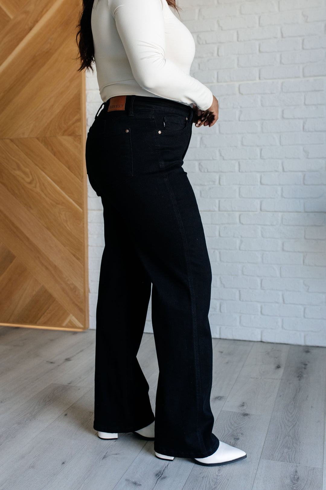 Angelica High Rise Control Top Classic Straight Jeans-Denim-Inspired by Justeen-Women's Clothing Boutique