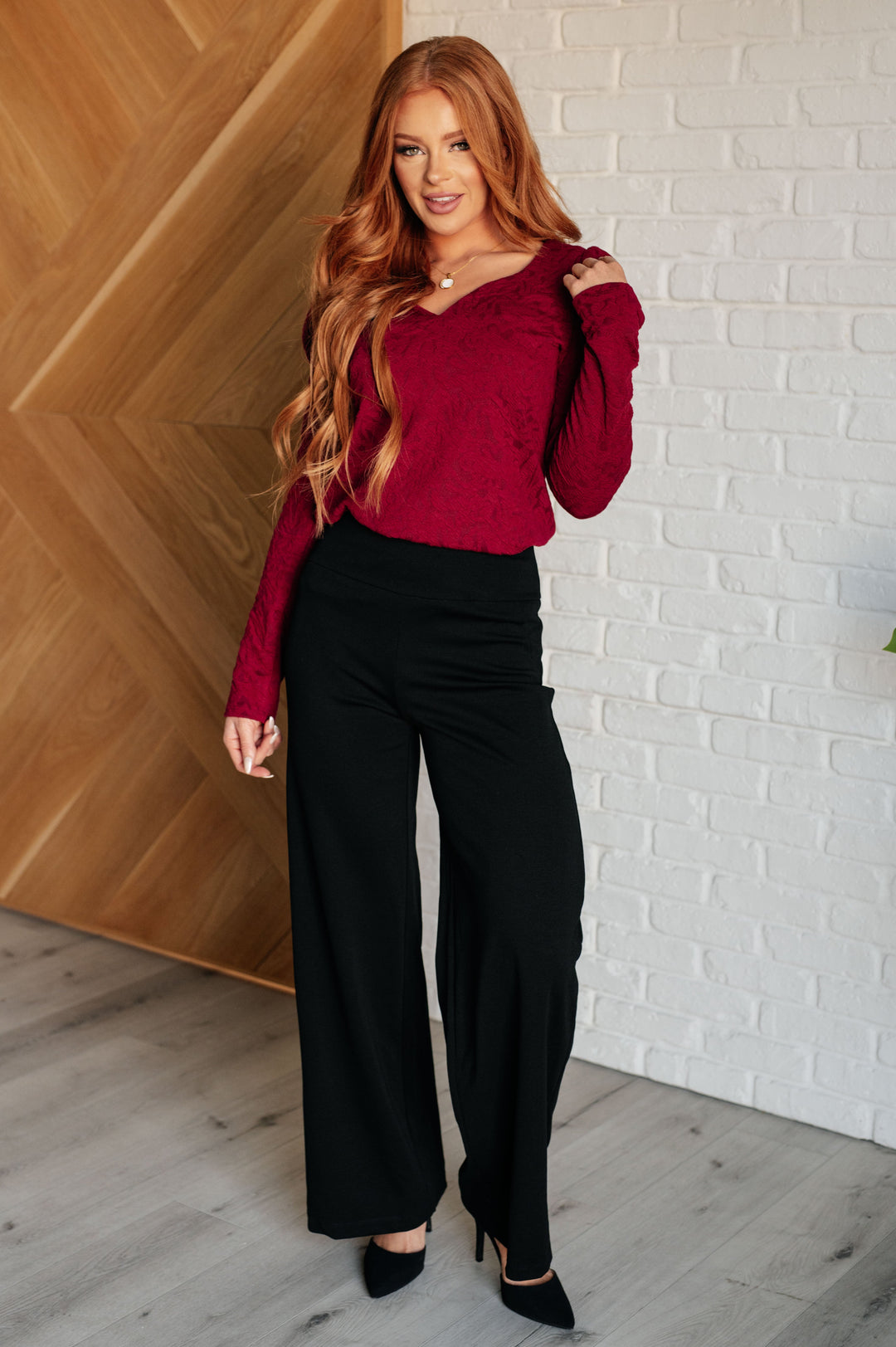 Magic Wide Leg Pants in Black-Pants-Inspired by Justeen-Women's Clothing Boutique