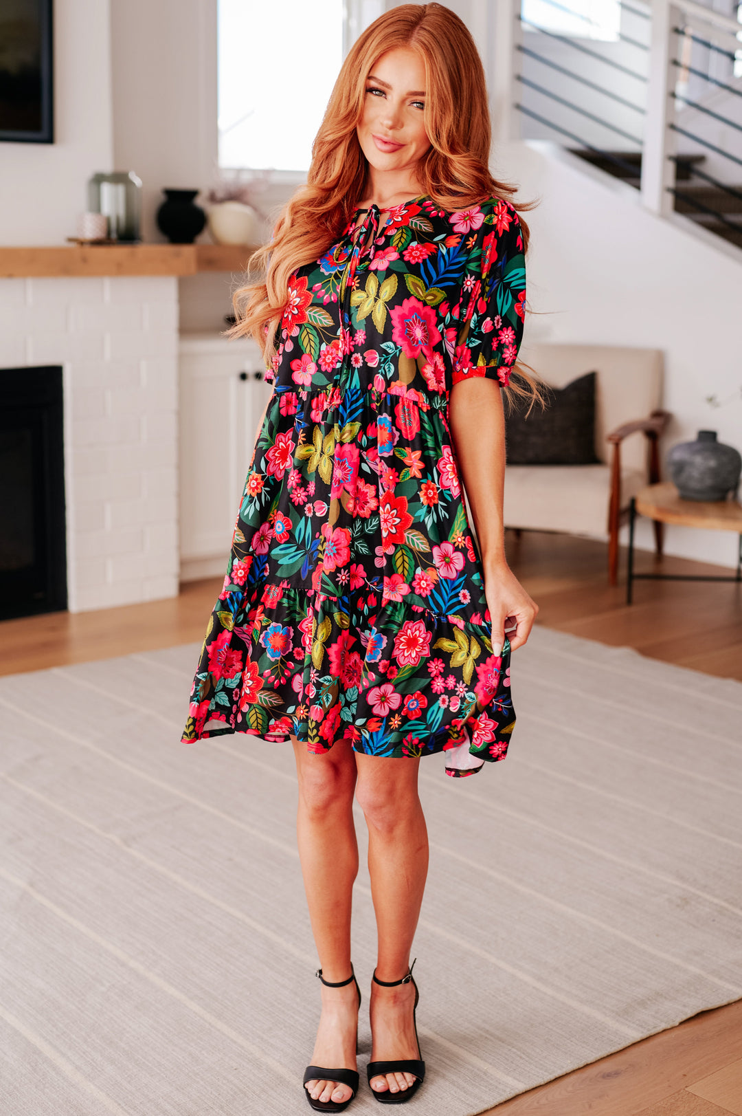 Be Someone Floral Dress-Dresses-Inspired by Justeen-Women's Clothing Boutique