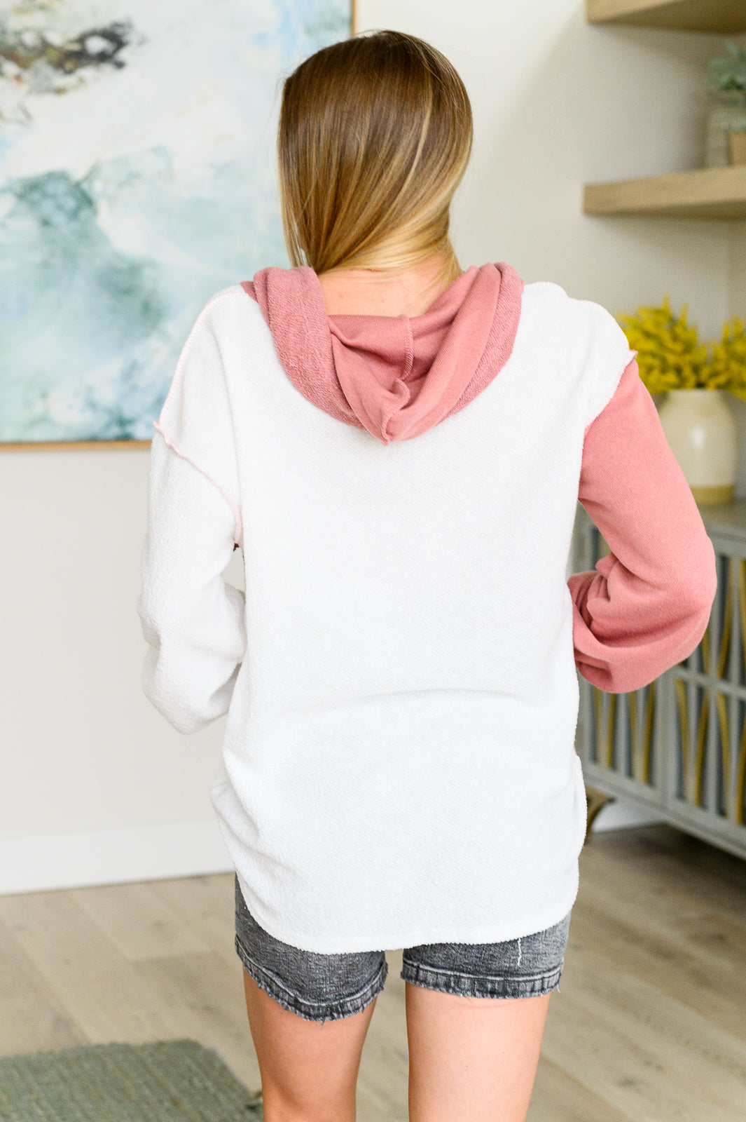 Best On The Block Color Block Hoodie-Sweaters/Sweatshirts-Inspired by Justeen-Women's Clothing Boutique