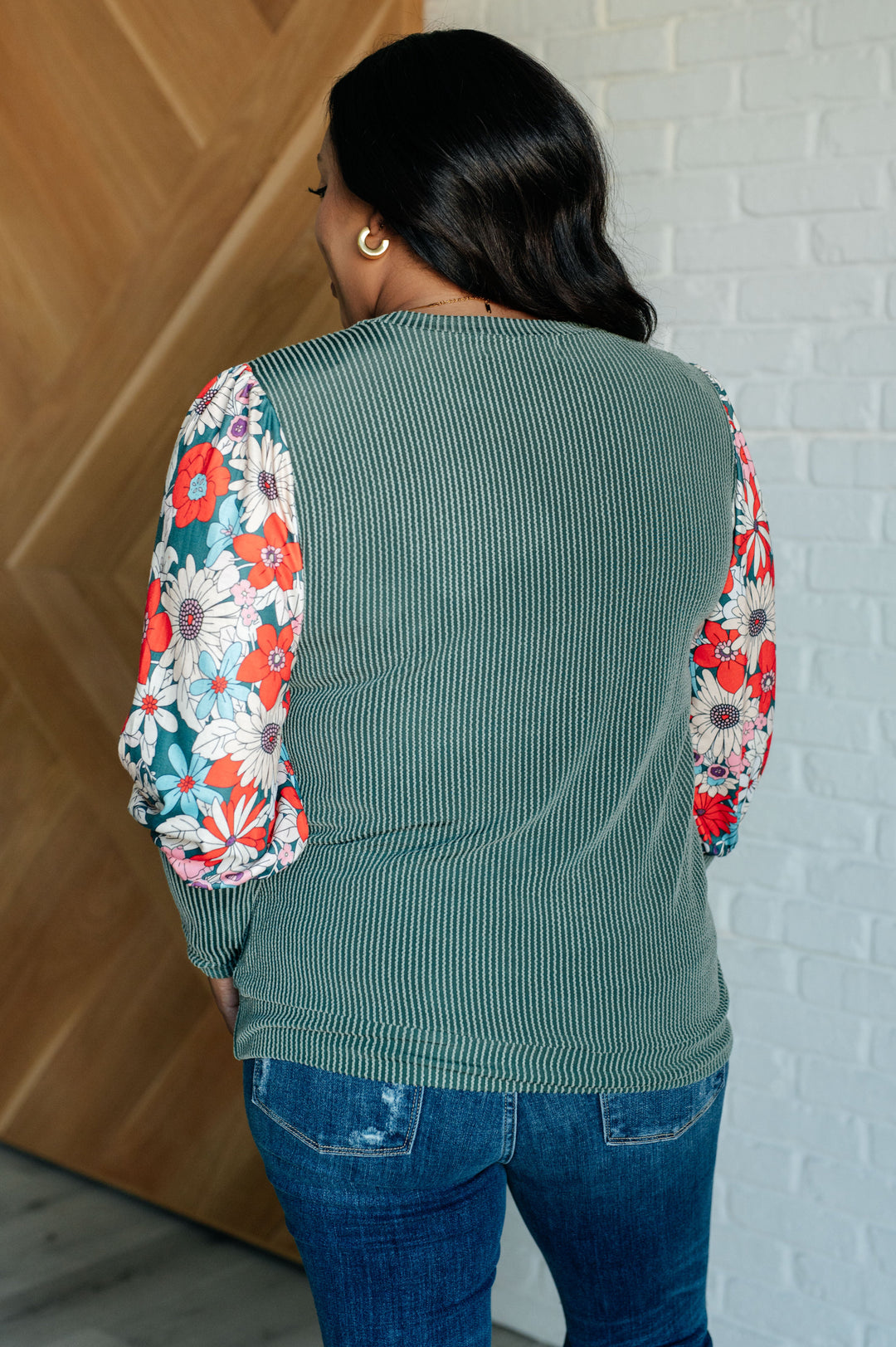 Better Than Usual Floral Detail Top-110 Long Sleeve Tops-Inspired by Justeen-Women's Clothing Boutique