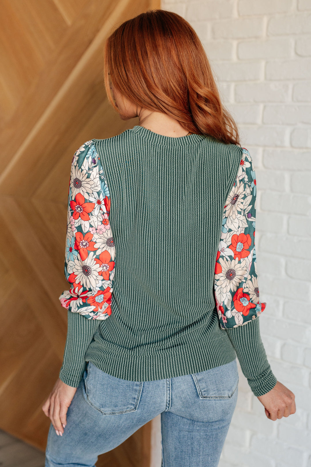 Better Than Usual Floral Detail Top-110 Long Sleeve Tops-Inspired by Justeen-Women's Clothing Boutique