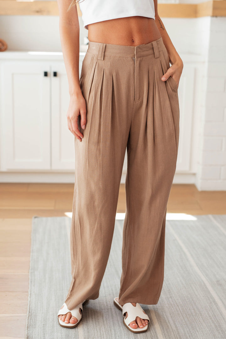 Business Meeting Wide Leg Pants-Pants-Inspired by Justeen-Women's Clothing Boutique