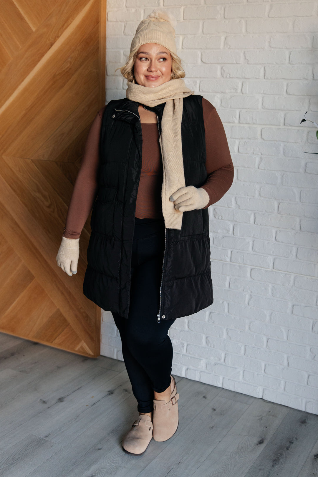 Cold and Calculated Longline Puffer Vest-Outerwear-Inspired by Justeen-Women's Clothing Boutique