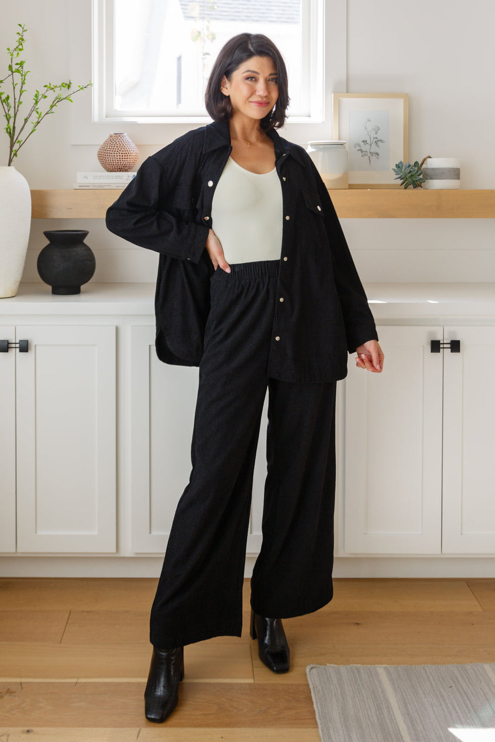 Come Rain or Shine Wide Leg Pants-Pants-Inspired by Justeen-Women's Clothing Boutique