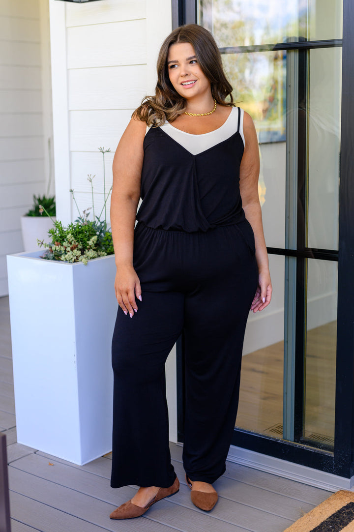 Completely Justified Jumpsuit in Black-Jumpsuits & Rompers-Inspired by Justeen-Women's Clothing Boutique