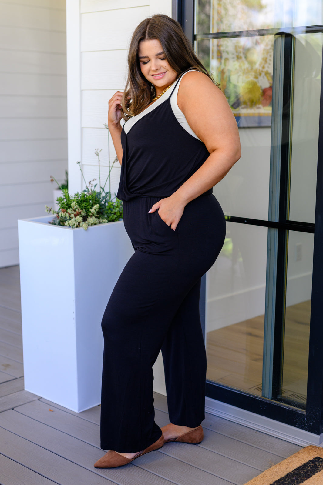 Completely Justified Jumpsuit in Black-Jumpsuits & Rompers-Inspired by Justeen-Women's Clothing Boutique