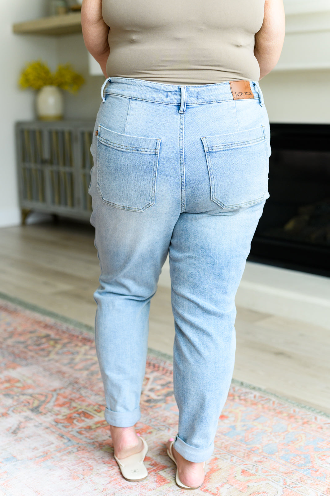 Cooper High Rise Vintage Denim Jogger-Denim-Inspired by Justeen-Women's Clothing Boutique in Chicago, Illinois