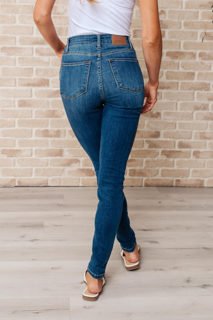 Daphne High Rise Skinny Jeans-Denim-Inspired by Justeen-Women's Clothing Boutique