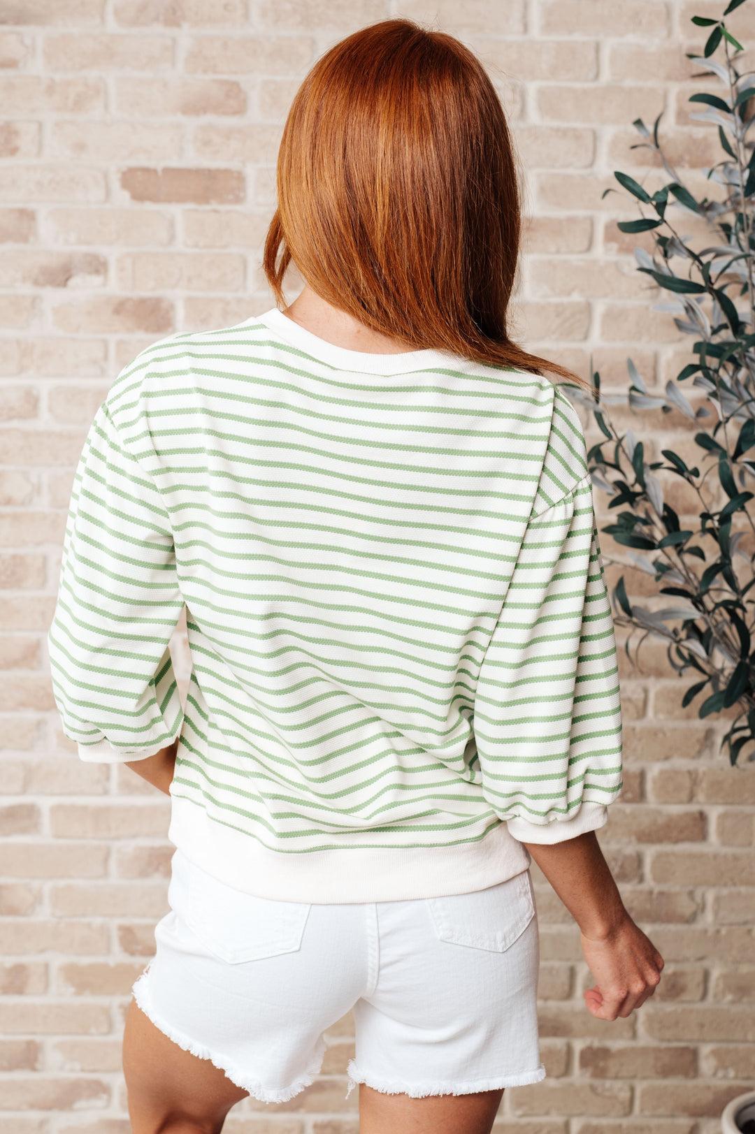 Enrichment Time Striped Top-Short Sleeve Tops-Inspired by Justeen-Women's Clothing Boutique