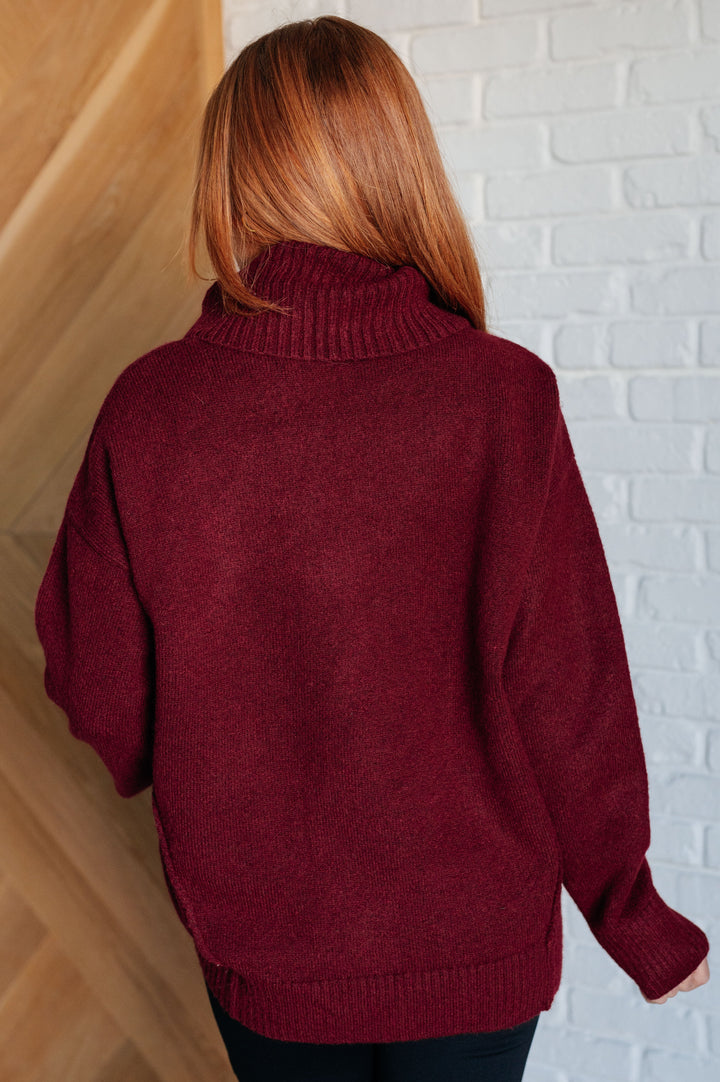 Envelop Me Turtleneck Sweater-Sweaters/Sweatshirts-Inspired by Justeen-Women's Clothing Boutique