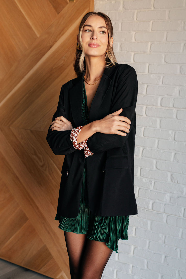 Every Day Blazer in Black-Outerwear-Inspired by Justeen-Women's Clothing Boutique