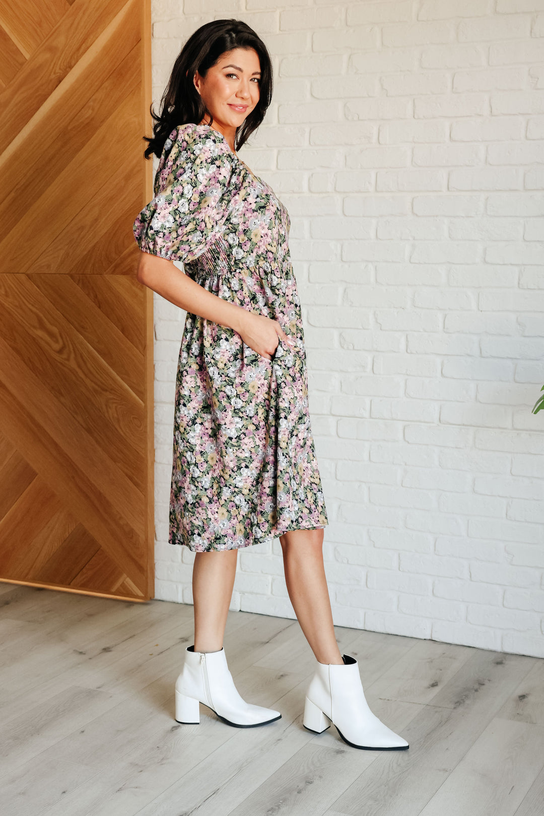 Excellence Without Effort Floral Dress-Dresses-Inspired by Justeen-Women's Clothing Boutique