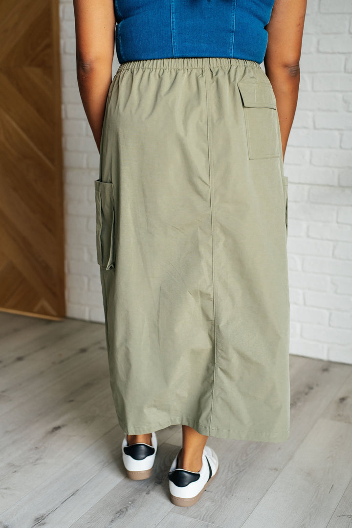 Explain It Away Cargo Skirt-Skirts-Inspired by Justeen-Women's Clothing Boutique