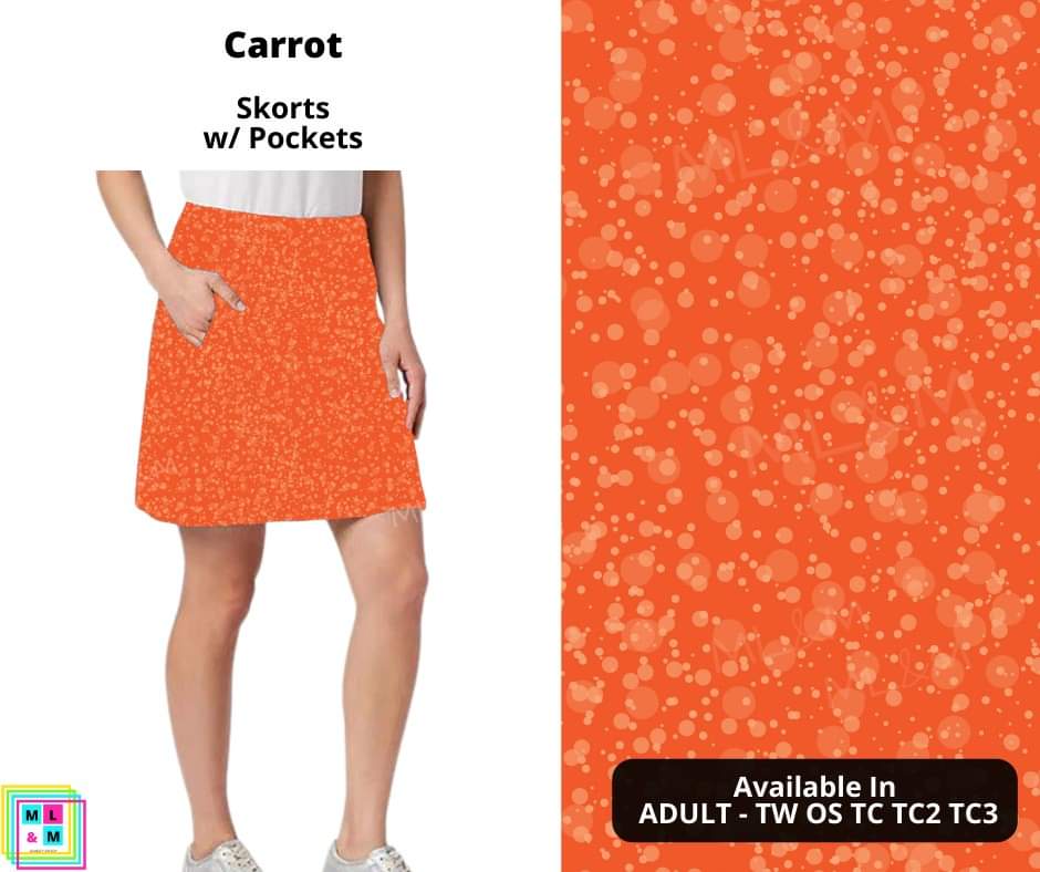 Carrot Skort-Leggings-Inspired by Justeen-Women's Clothing Boutique