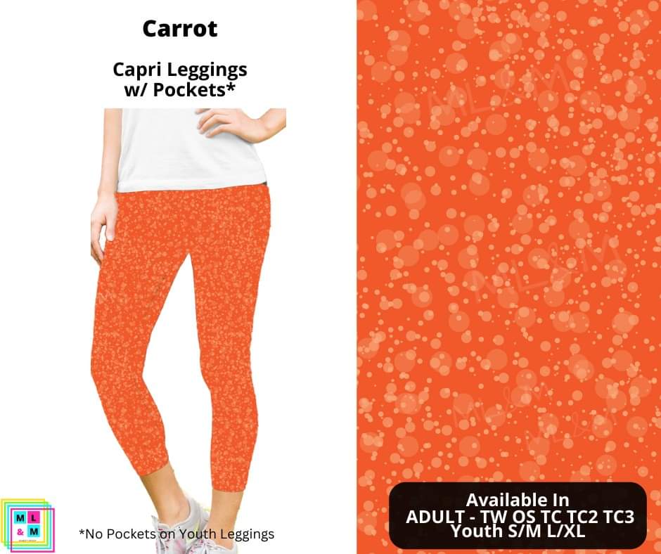 Carrot Capri Length w/ Pockets-Leggings-Inspired by Justeen-Women's Clothing Boutique in Chicago, Illinois