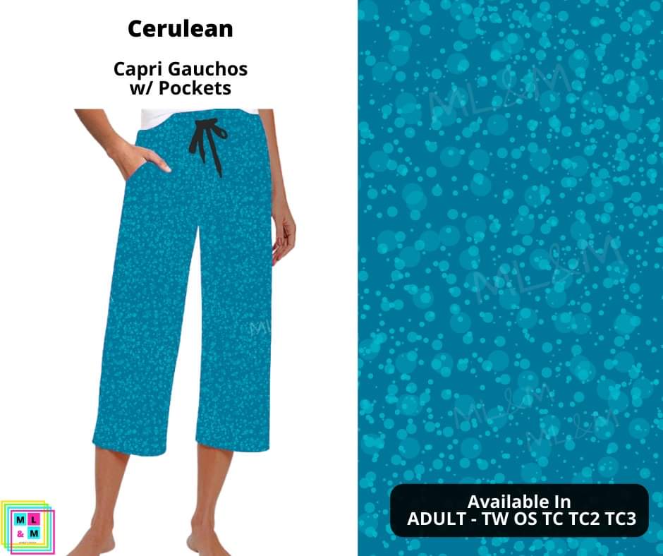 Cerulean Capri Gauchos-Leggings-Inspired by Justeen-Women's Clothing Boutique in Chicago, Illinois