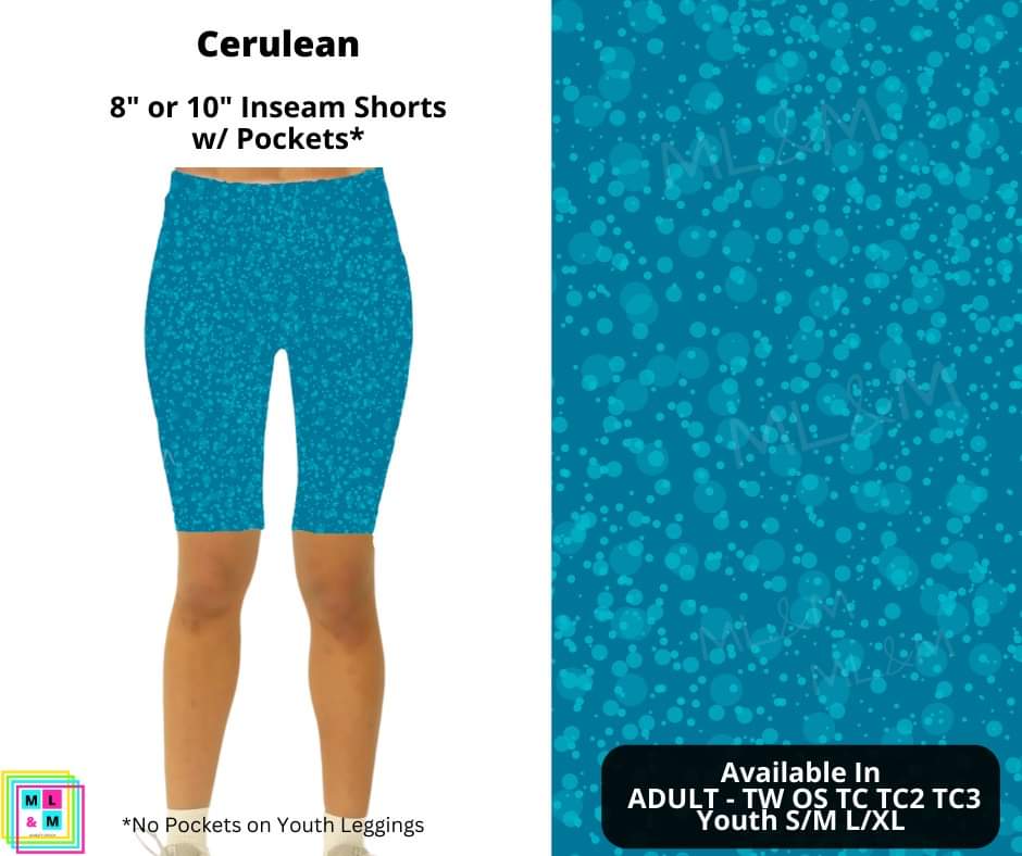 Cerulean Shorts-Leggings-Inspired by Justeen-Women's Clothing Boutique in Chicago, Illinois