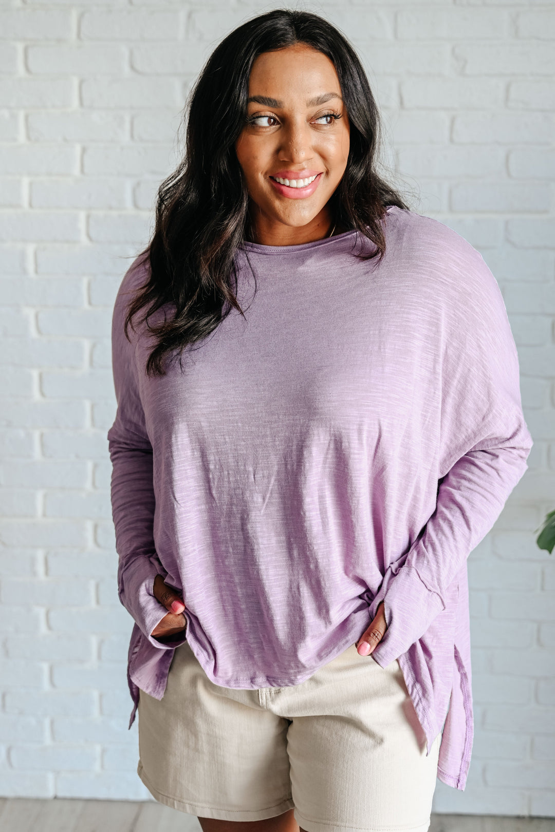 Face It Together Step Hem Pullover-Sweaters/Sweatshirts-Inspired by Justeen-Women's Clothing Boutique