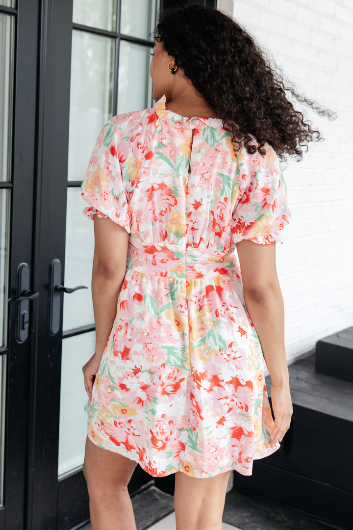 Fancy Free Floral Dress-Dresses-Inspired by Justeen-Women's Clothing Boutique