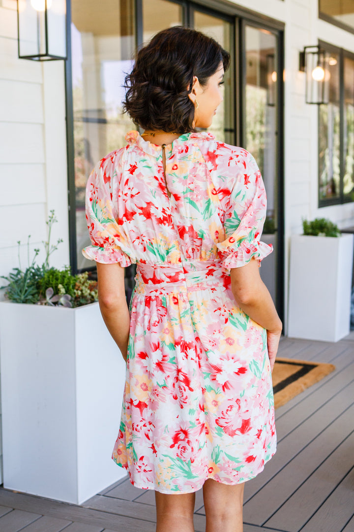 Fancy Free Floral Dress-Dresses-Inspired by Justeen-Women's Clothing Boutique