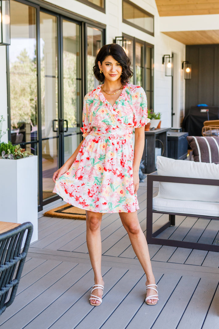 Fancy Free Floral Dress-Dresses-Inspired by Justeen-Women's Clothing Boutique