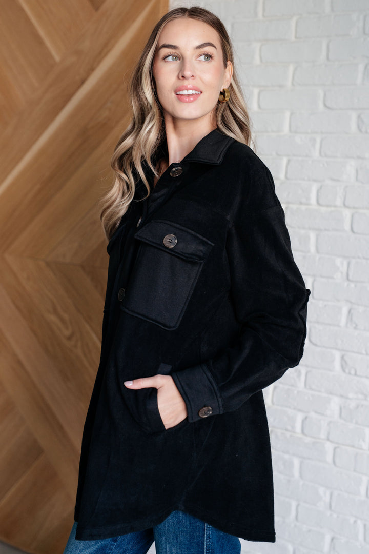 Fantastic in Fleece Jacket in Black-Outerwear-Inspired by Justeen-Women's Clothing Boutique