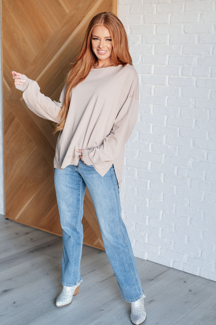 Feels Right Long Sleeve Top-110 Long Sleeve Tops-Inspired by Justeen-Women's Clothing Boutique