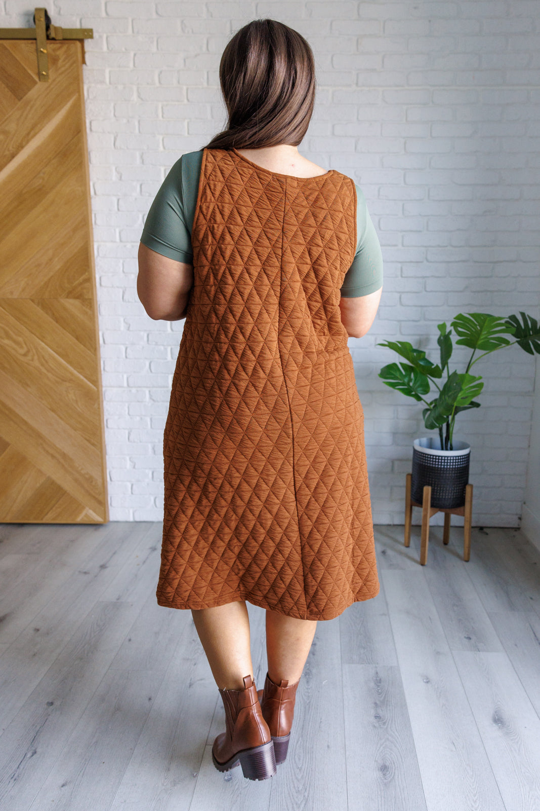 Free Falling Quilted Midi Dress-Dresses-Inspired by Justeen-Women's Clothing Boutique