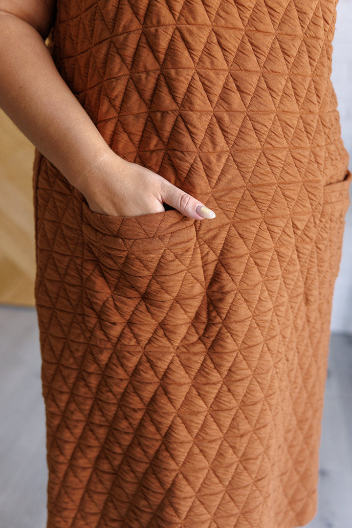 Free Falling Quilted Midi Dress-Dresses-Inspired by Justeen-Women's Clothing Boutique