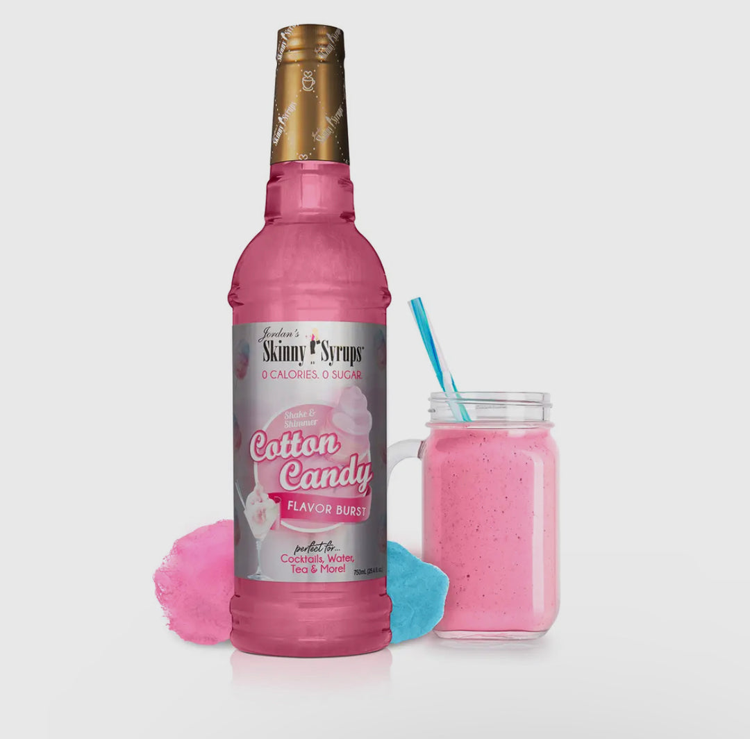 Jordan's Skinny Mixes, Sugar Free Cotton Candy Syrup-220 Beauty/Gift-Inspired by Justeen-Women's Clothing Boutique in Chicago, Illinois
