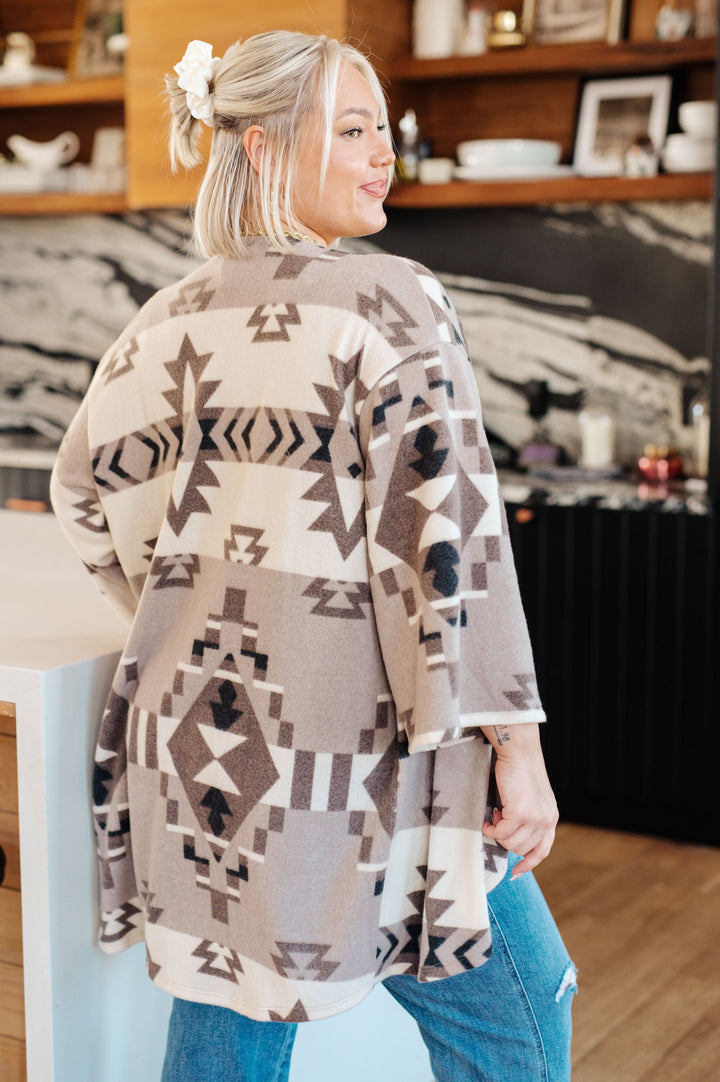 Full of Character Blanket Kimono-Cardigans + Kimonos-Inspired by Justeen-Women's Clothing Boutique