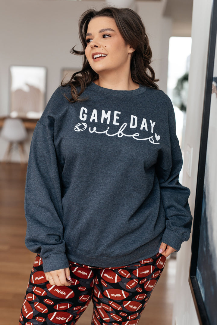 Game Day Vibes Pullover-Sweaters/Sweatshirts-Inspired by Justeen-Women's Clothing Boutique