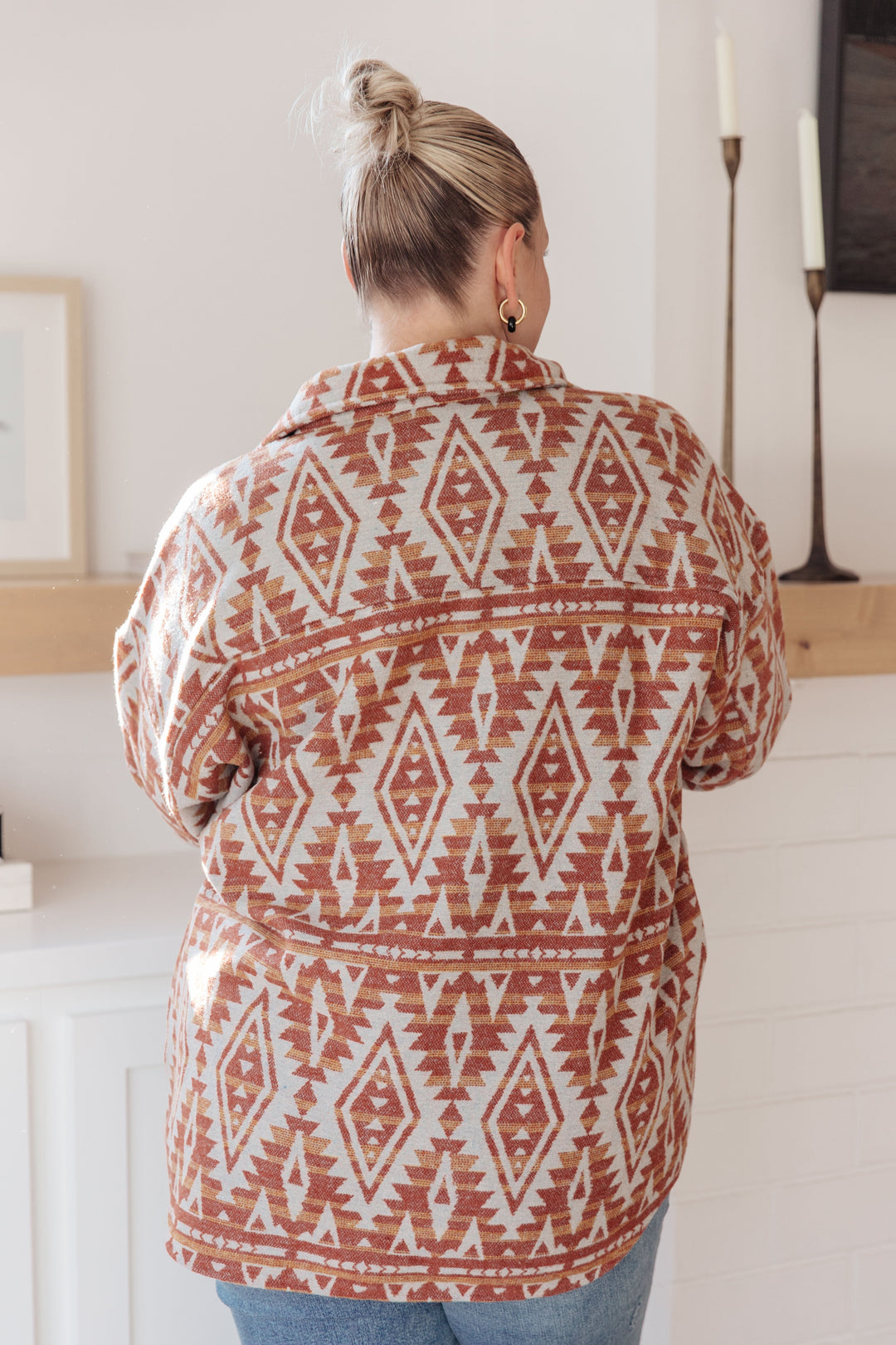 Gather Round Aztec Shacket-Outerwear-Inspired by Justeen-Women's Clothing Boutique