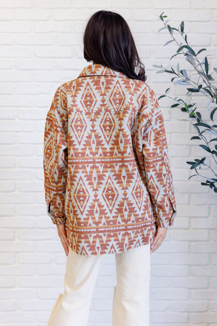 Gather Round Aztec Shacket-Outerwear-Inspired by Justeen-Women's Clothing Boutique