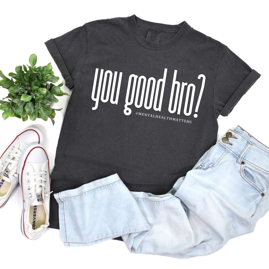 You Good Bro? Graphic Tee-Womens-Inspired by Justeen-Women's Clothing Boutique