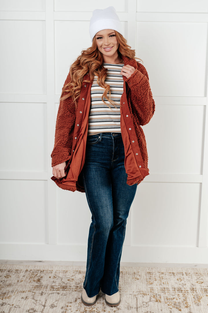 Growing Up Great Sherpa Jacket-Outerwear-Inspired by Justeen-Women's Clothing Boutique