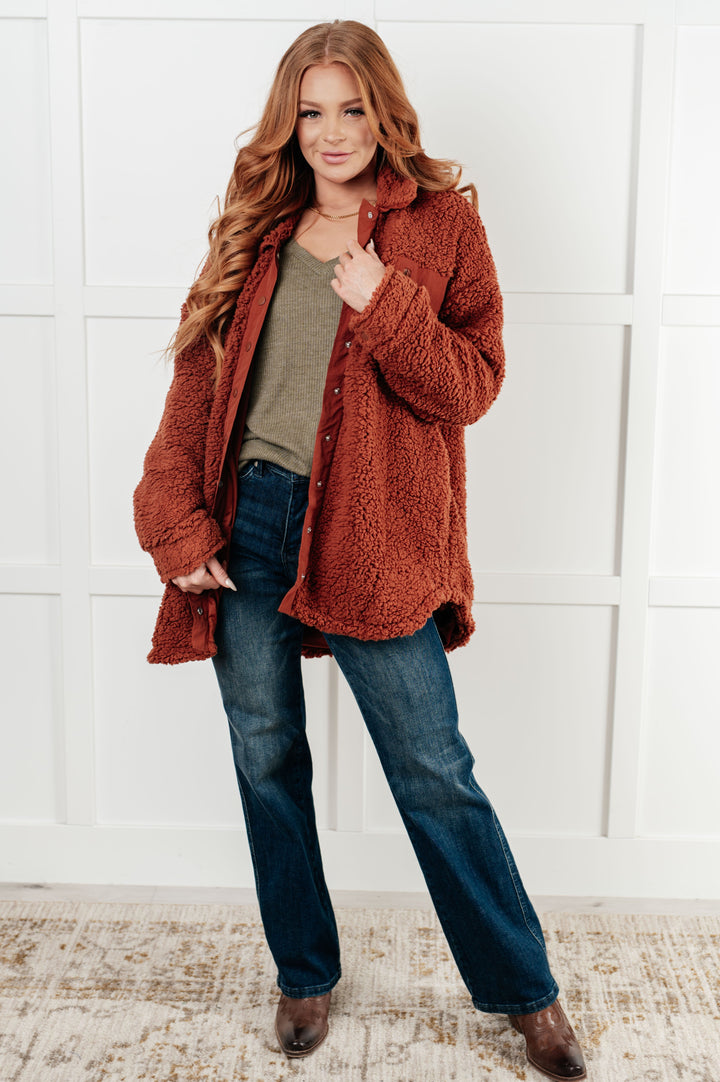 Growing Up Great Sherpa Jacket-Outerwear-Inspired by Justeen-Women's Clothing Boutique