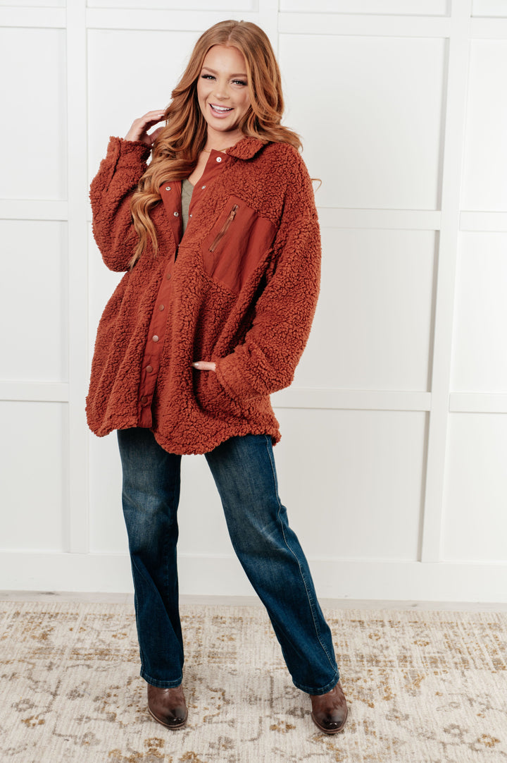 Growing Up Great Sherpa Jacket-Outerwear-Inspired by Justeen-Women's Clothing Boutique