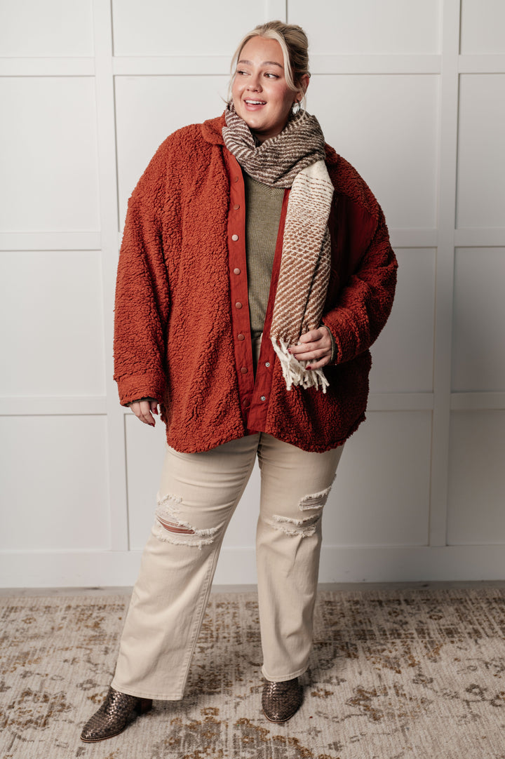 Growing Up Great Sherpa Jacket-Outerwear-Inspired by Justeen-Women's Clothing Boutique