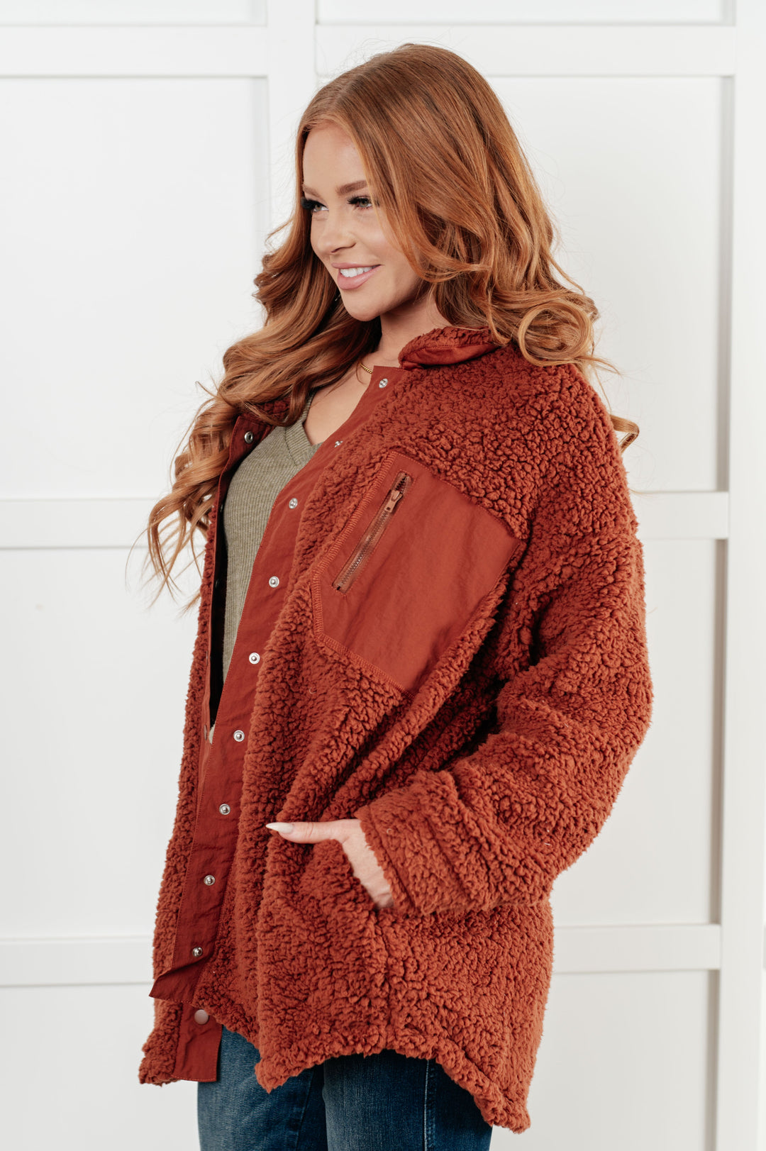 Growing Up Great Sherpa Jacket-Outerwear-Inspired by Justeen-Women's Clothing Boutique