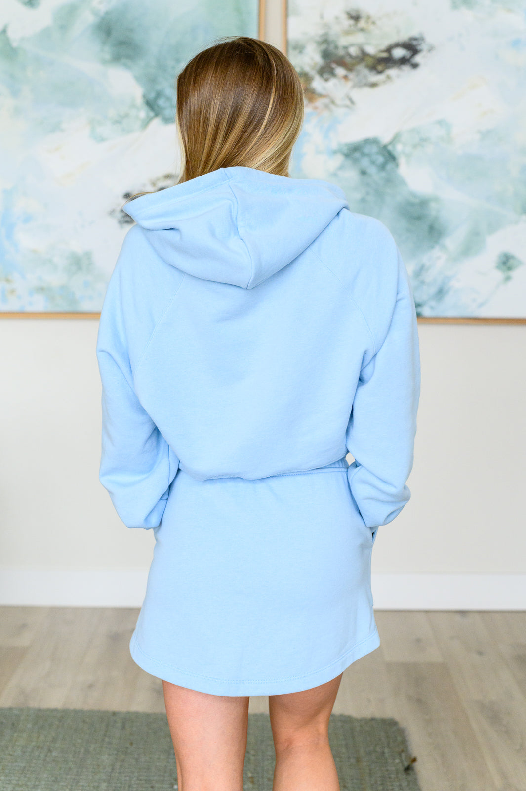 Had Me in the First Half Pullover Hoodie in Sky Blue-Sweaters/Sweatshirts-Inspired by Justeen-Women's Clothing Boutique in Chicago, Illinois