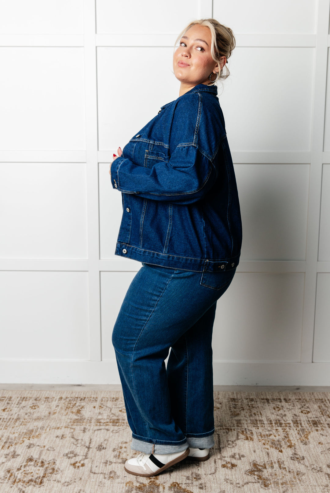 Have We Met Oversized Denim Jacket-Outerwear-Inspired by Justeen-Women's Clothing Boutique