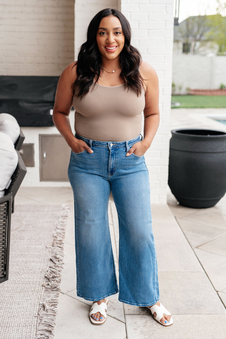 Hayes High Rise Wide Leg Crop Jeans-Denim-Inspired by Justeen-Women's Clothing Boutique