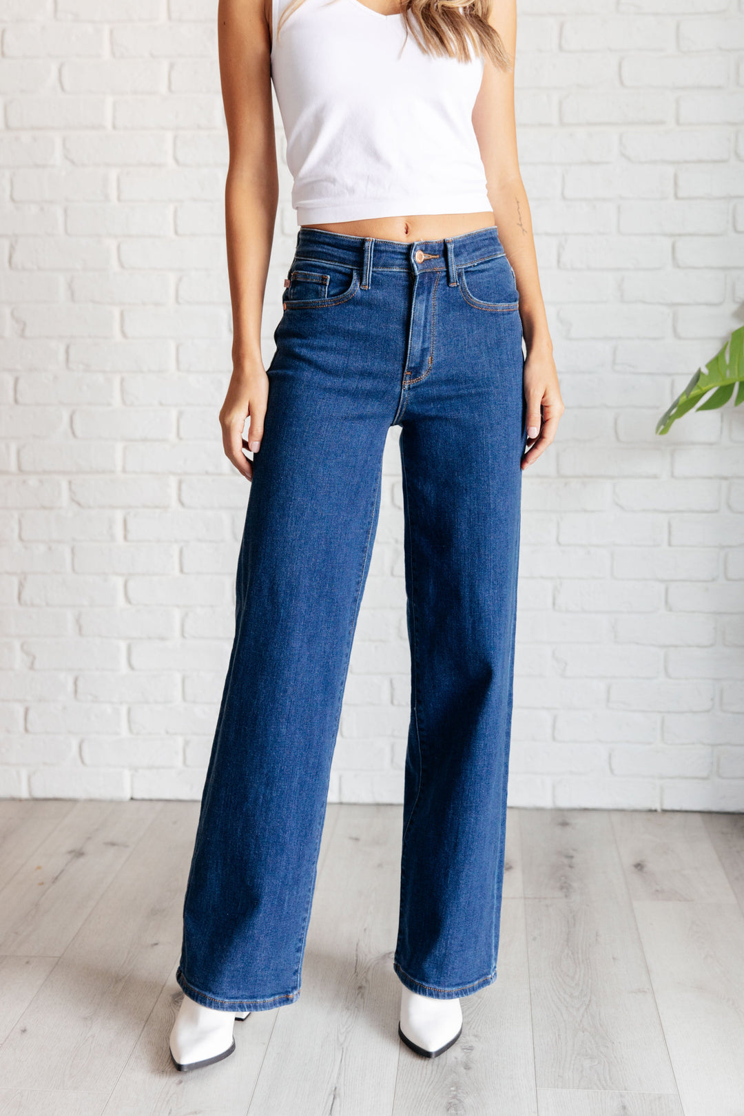 Hazel High Rise Vintage Wide Leg Jeans-Denim-Inspired by Justeen-Women's Clothing Boutique