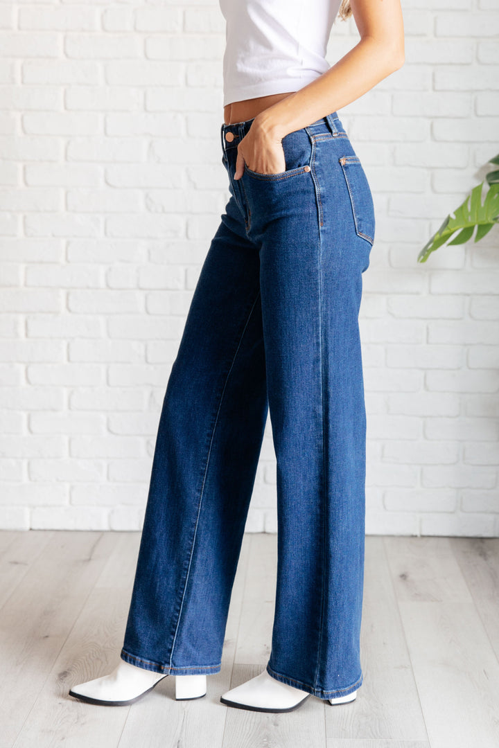 Hazel High Rise Vintage Wide Leg Jeans-Denim-Inspired by Justeen-Women's Clothing Boutique