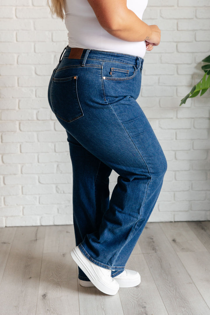 Hazel High Rise Vintage Wide Leg Jeans-Denim-Inspired by Justeen-Women's Clothing Boutique