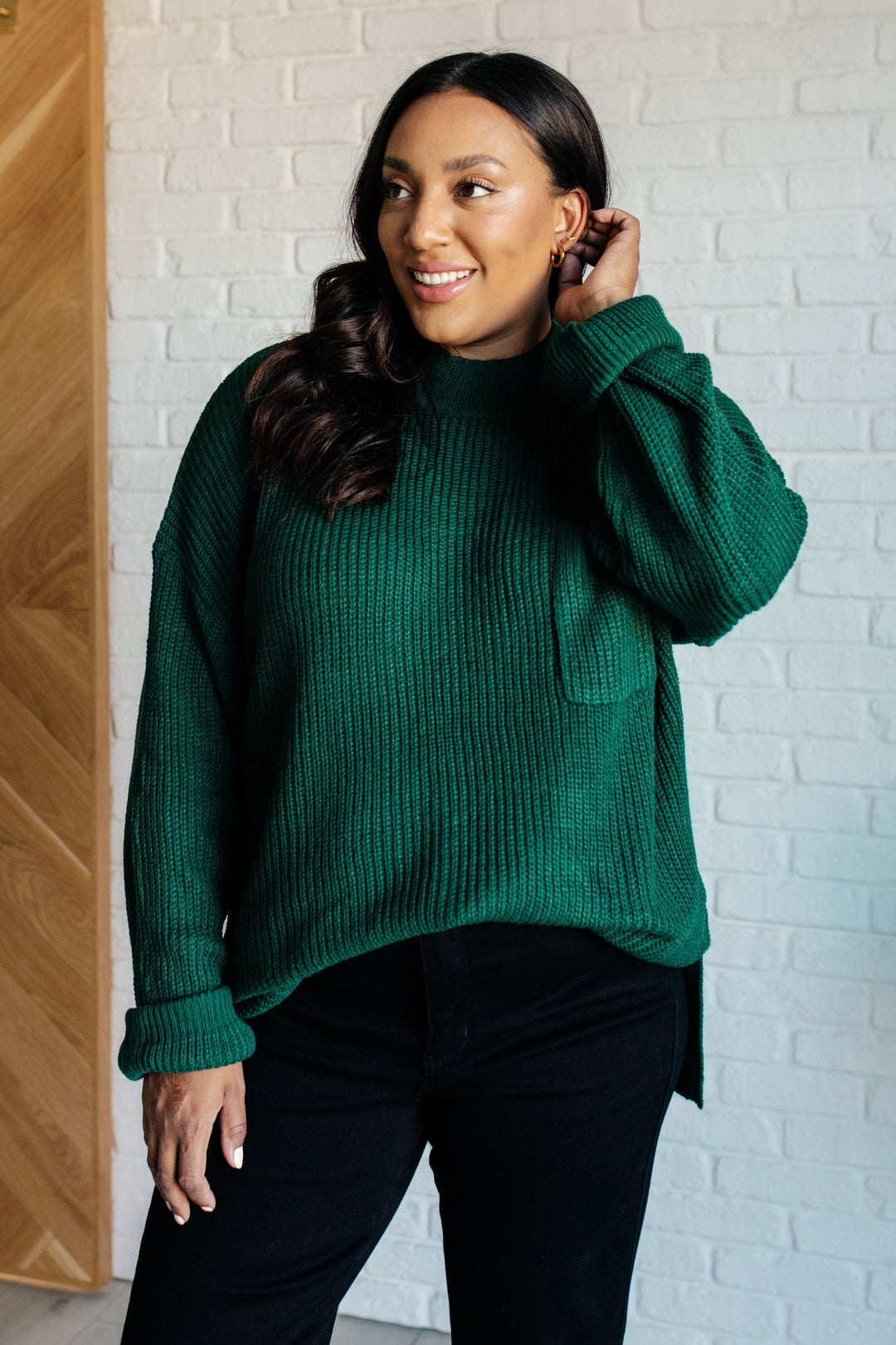 Hero of the Hour Crew Neck Sweater-Sweaters/Sweatshirts-Inspired by Justeen-Women's Clothing Boutique